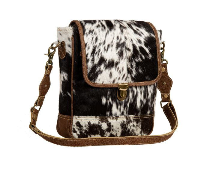 ADOBE SANDS LEATHER HAIRON BAG