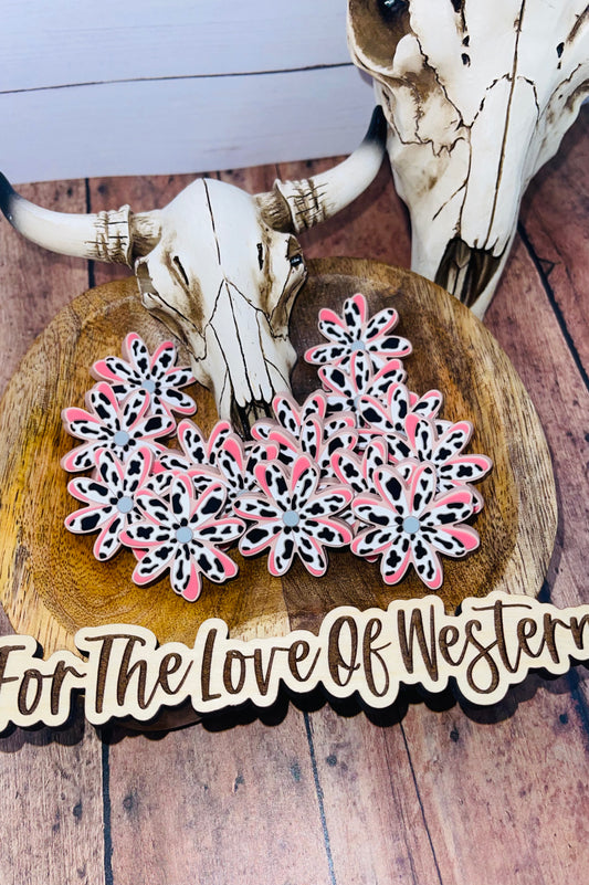 B&B Exclusive Daisy Moo Silicone Bead