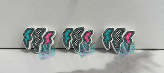 EXCLUSIVE Triple Bolt Silicone Focal Bead ⚡️