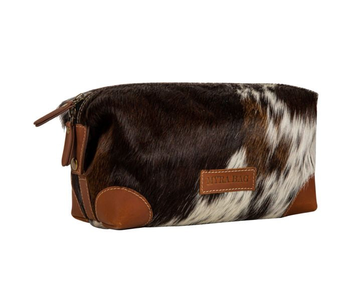 Cullom Trail Hair-on Hide Make Up Kit in Black