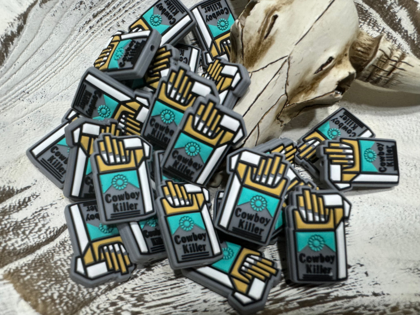 “Cowboy Killer” Silicone Focal Bead