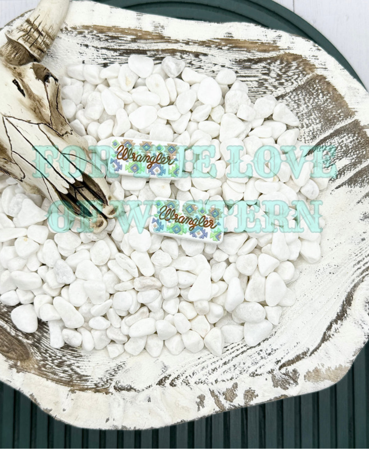 Exclusive Aztec Square Silicone Focal Bead