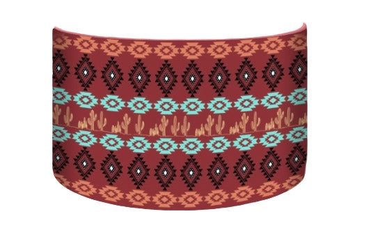 Deep Red Aztec Tumbler Boot