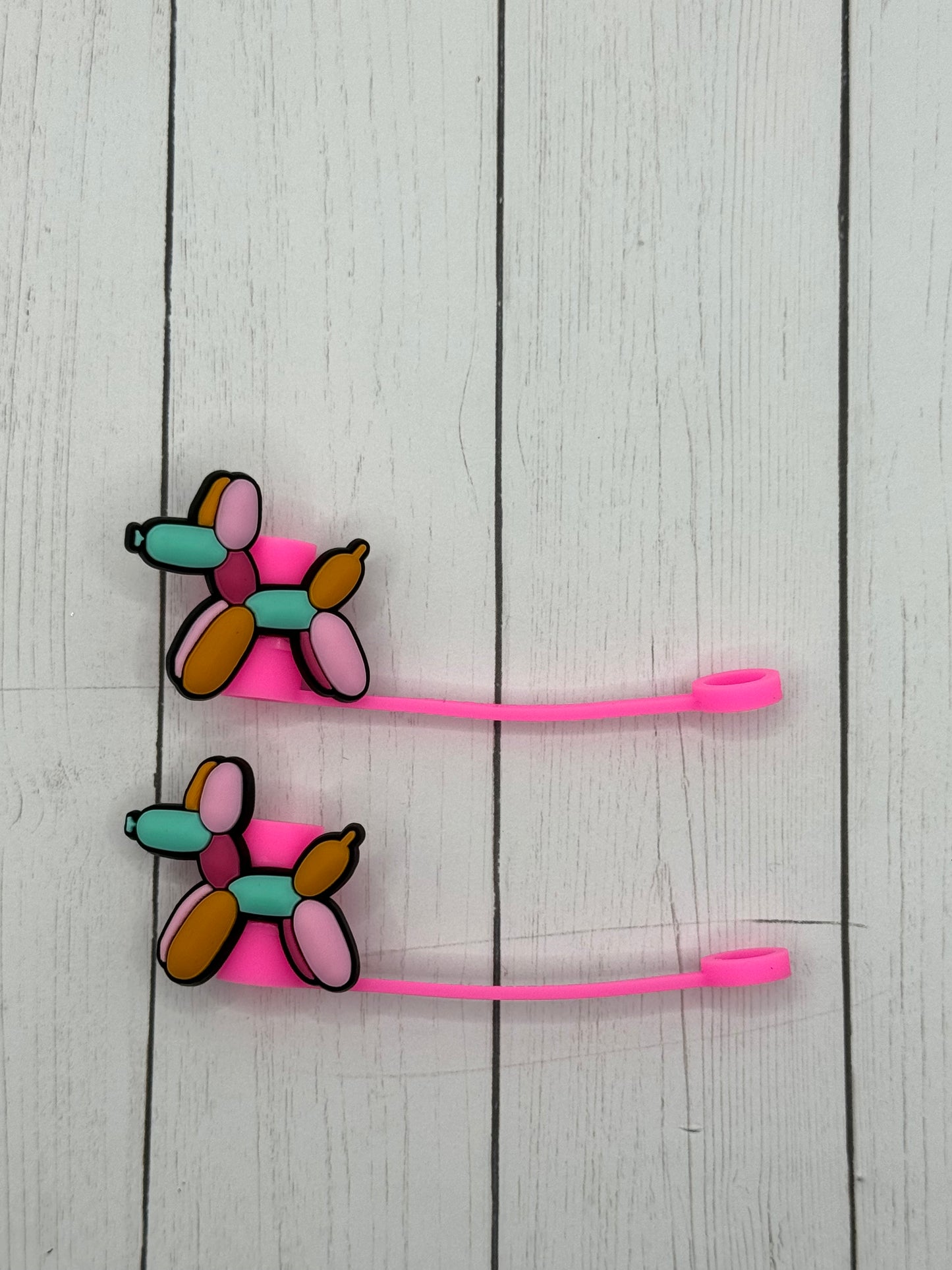 Balloon Dog Straw Topper