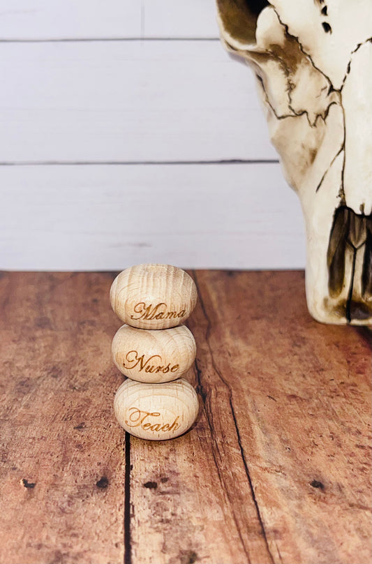 Beachwood Focal Beads