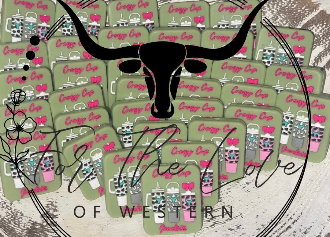 Exclusive Cup Junkie Silicone Bead