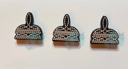 EXCLUSIVE Boot Stitch Silicone Focal Bead