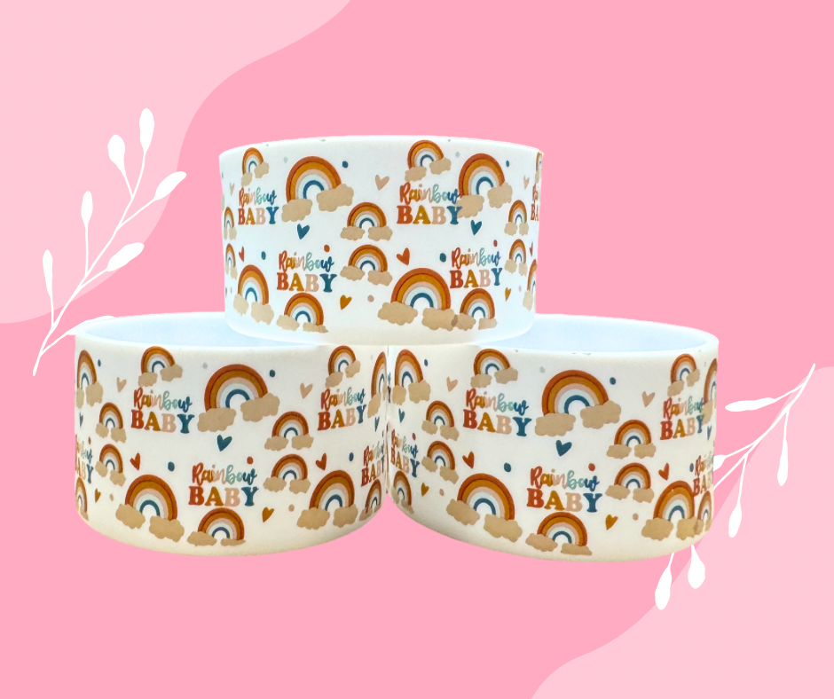 Rainbow Baby Silicone Tumbler Boot