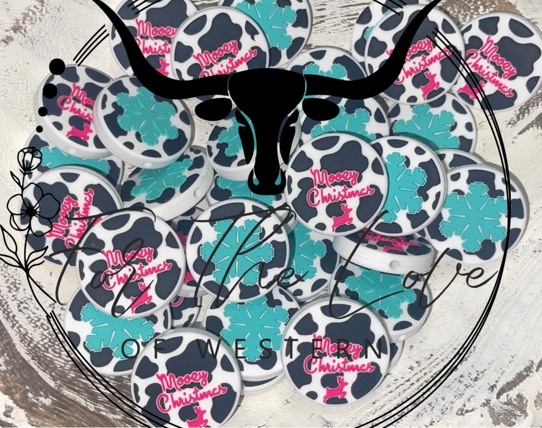 Exclusive “ MOOEY Christmas” Silicone Bead