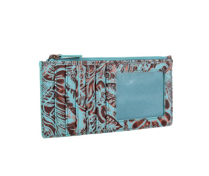 Delilah Creek Hand-tooled Long Card Holder