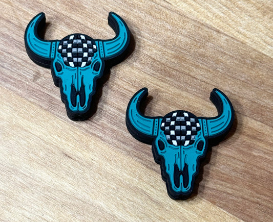 Exclusive Disco Longhorn Silicone Focal Bead