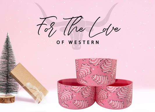 Pink Christmas Tree Boot