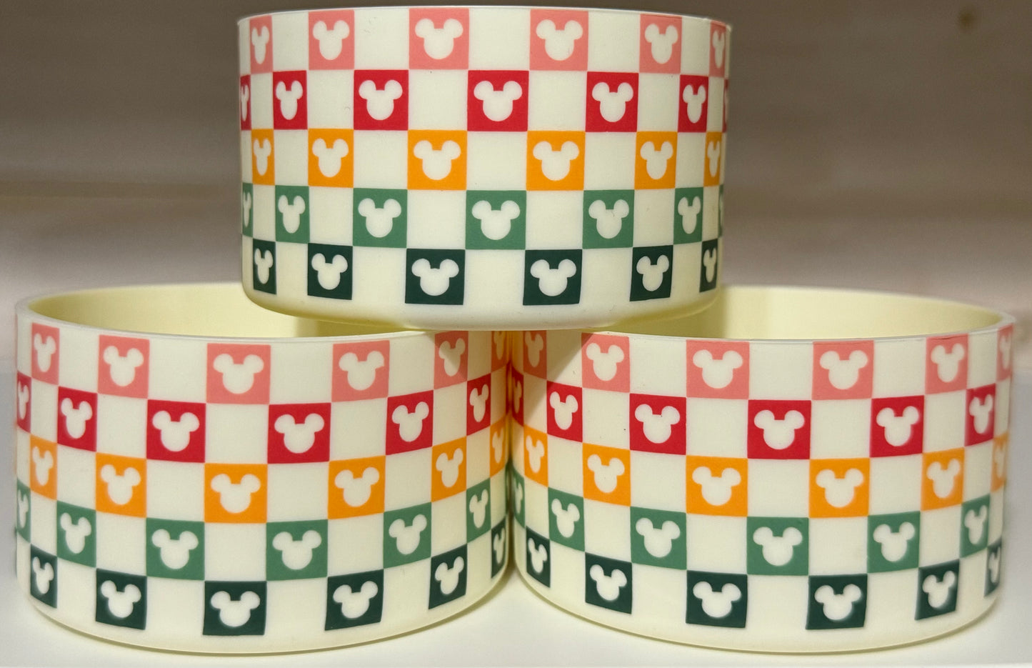 Multicolor Mouse Silicone Tumbler Boot