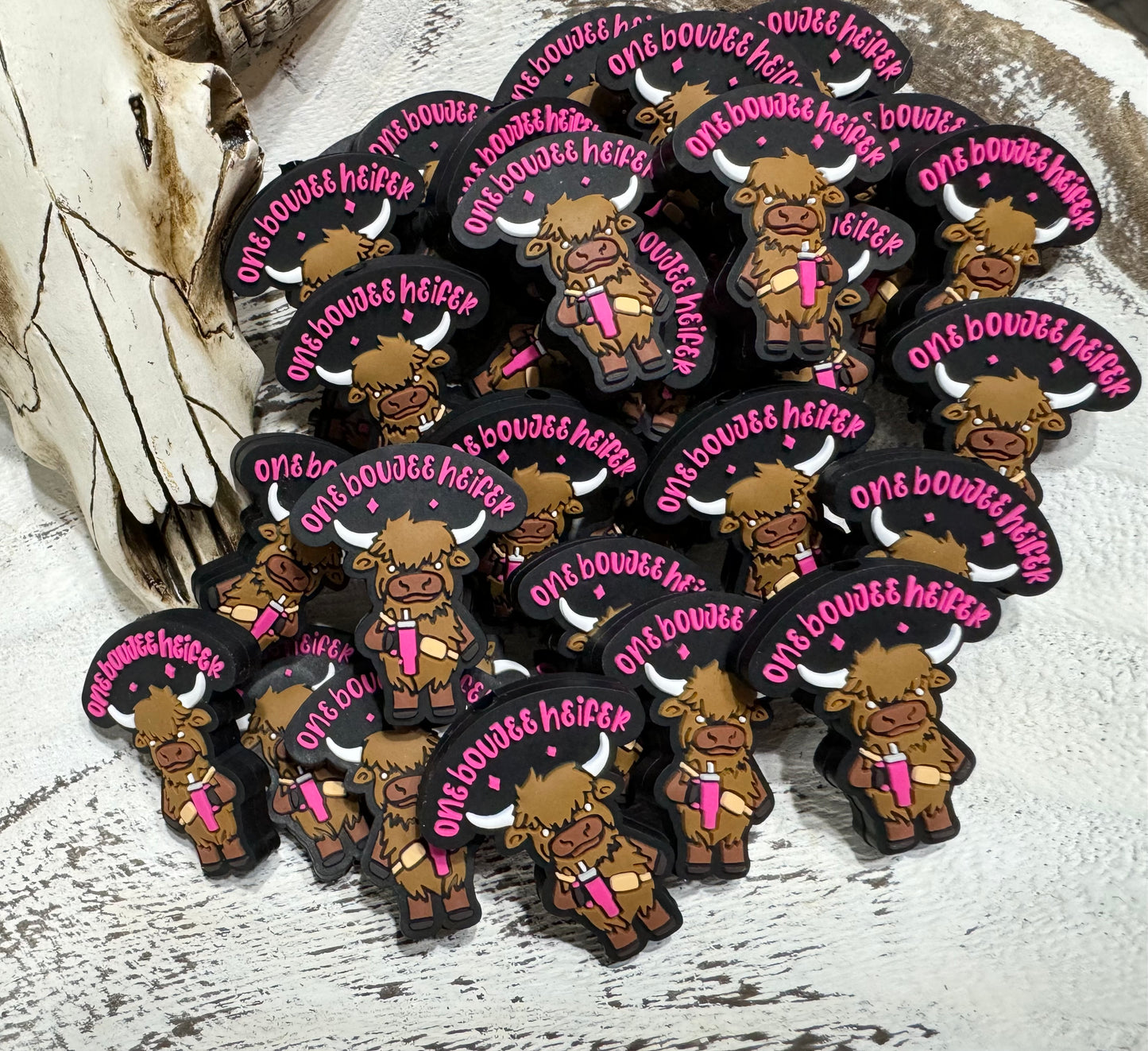 Exclusive “Boujee Heifer” Silicone Bead!