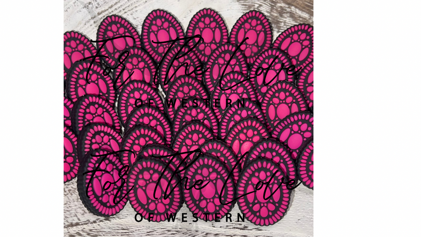 Exclusive Western Cluster Silicone Bead