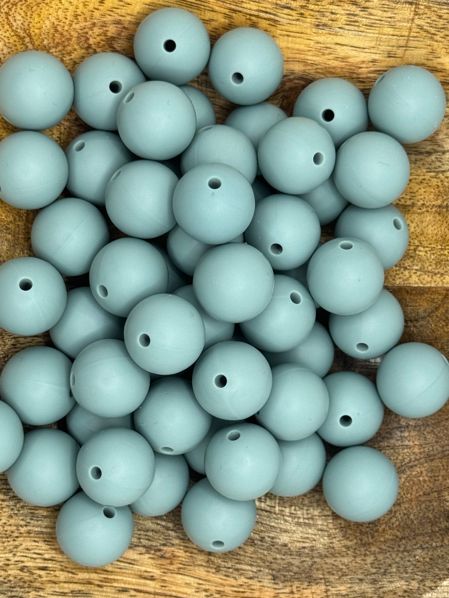 15mm Mist Silicone Bead