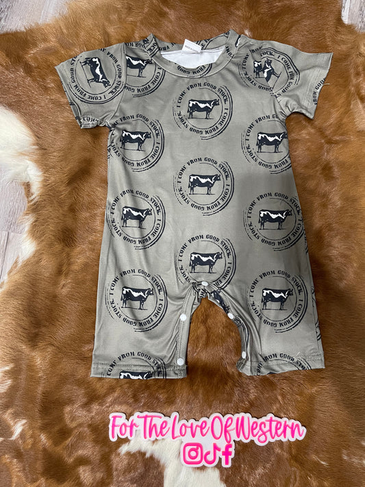 "I Come From Good Stock"