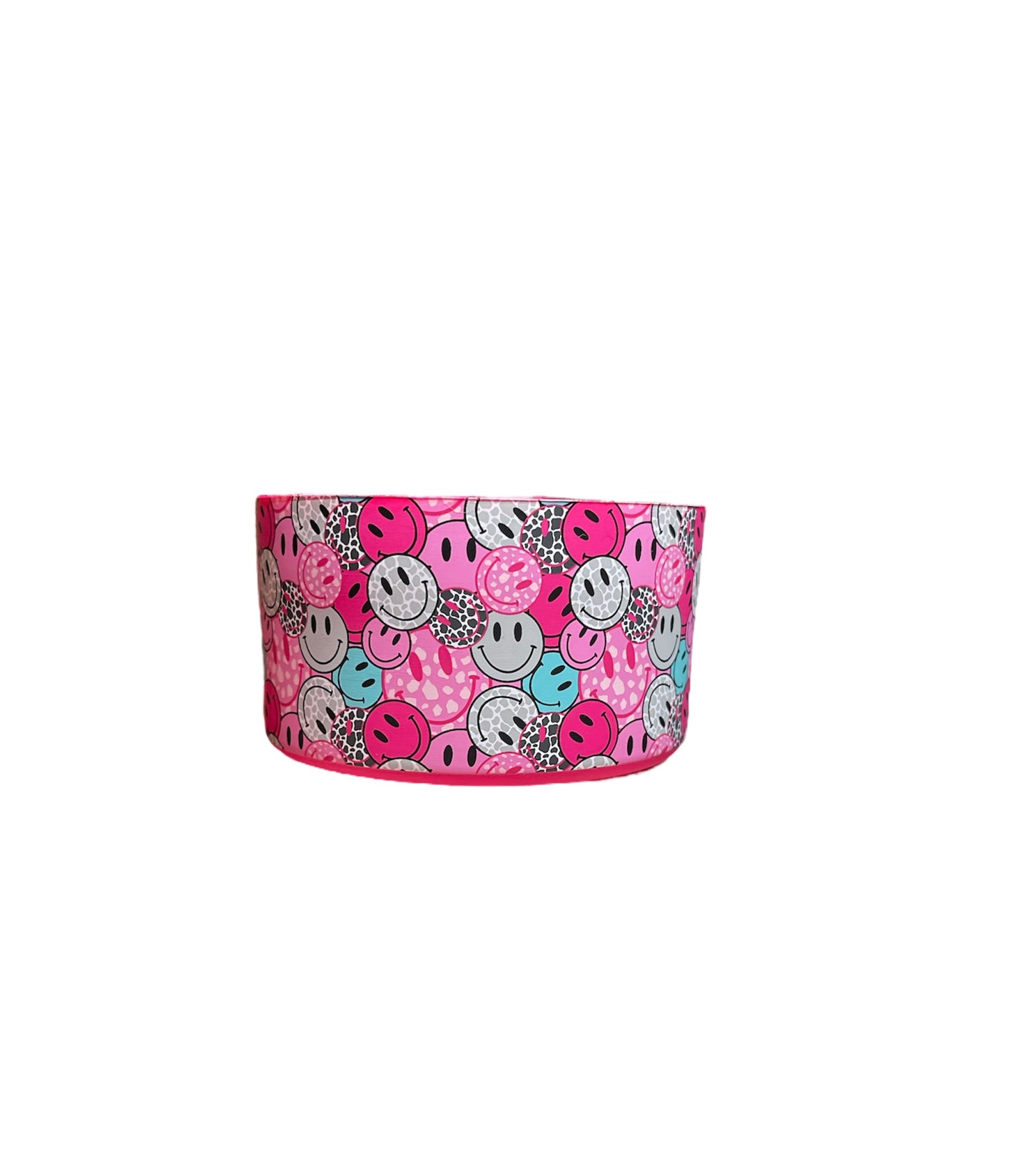 Pink Smiley Silicone Tumbler Boot