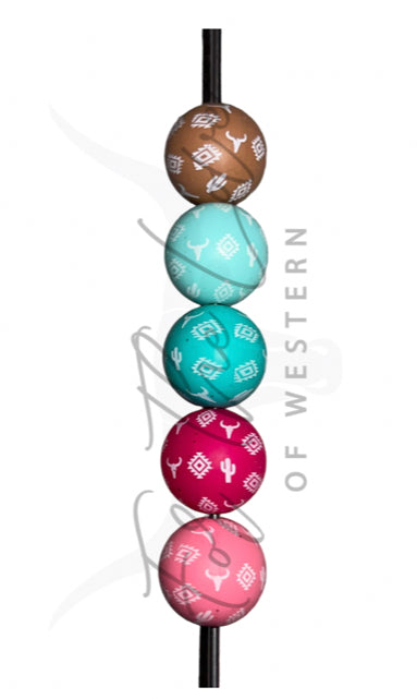 Western Printed Beads
