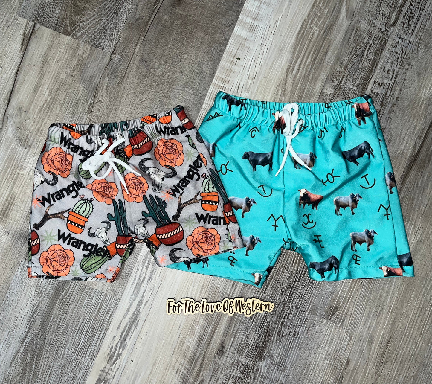 Western Swim Trunks!