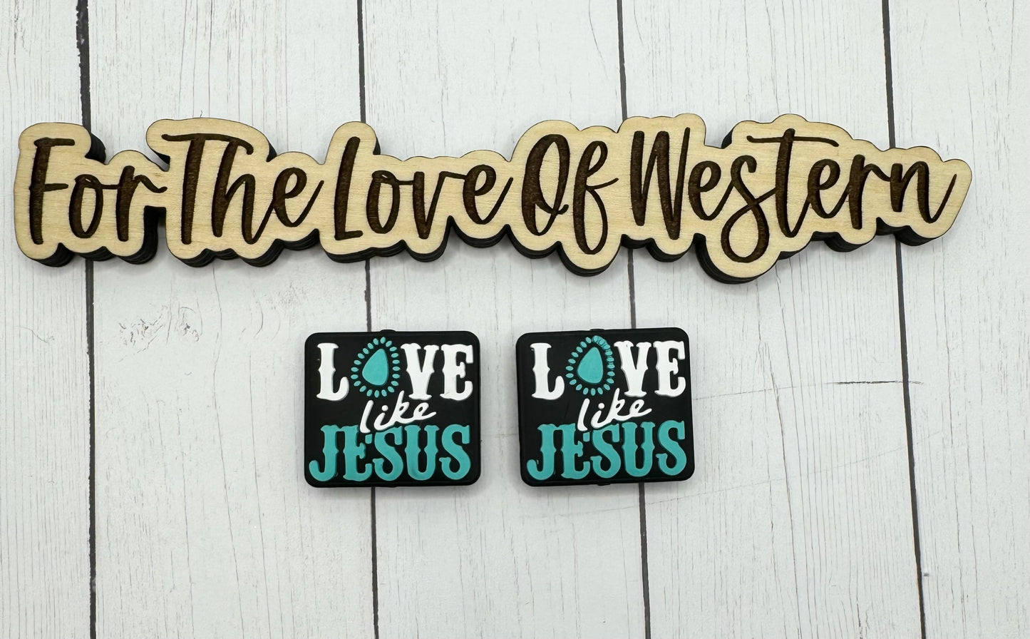 Love like Jesus Silicone Bead